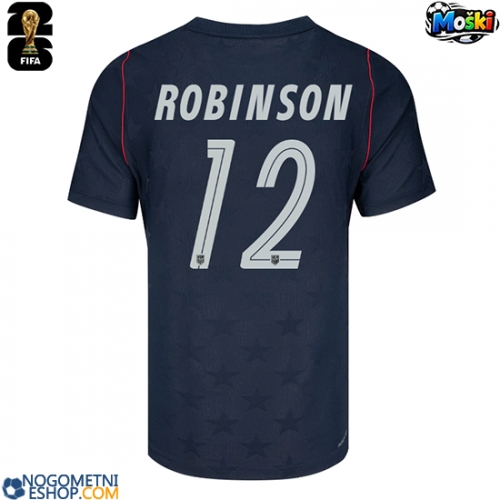 Moški Nogometni dresi Združene države Miles Robinson #12 Gostujoči SP 2026 Kratek Rokav